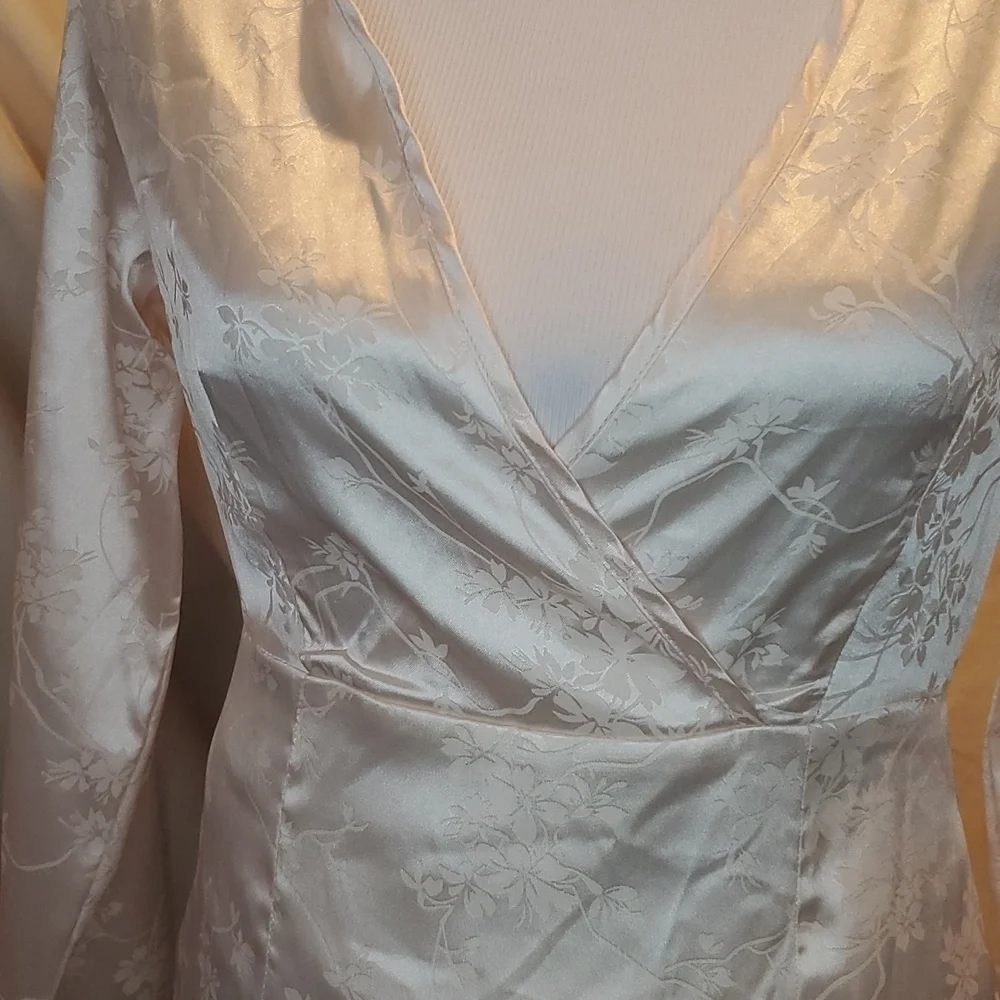 Shein Japanese Kimono Inspired Midi SZ SM - Picture 2 of 7